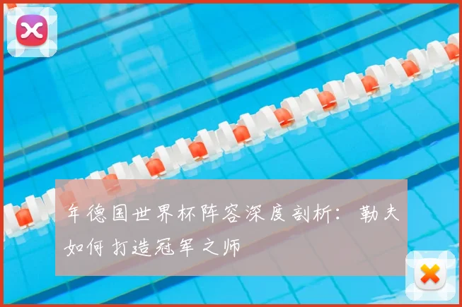 年德国世界杯阵容深度剖析:勒夫如何打造冠军之师