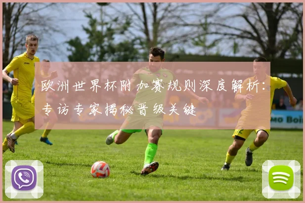欧洲世界杯附加赛规则深度解析：专访专家揭秘晋级关键